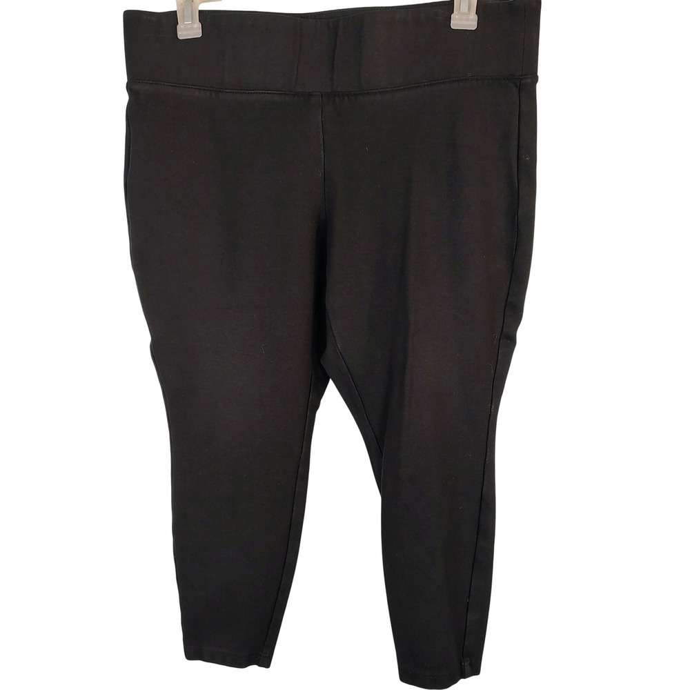 Torrid Pixie Black Pull On Ponte Knit Cropped Pants Plus Size 2R‎ Regular 18-20